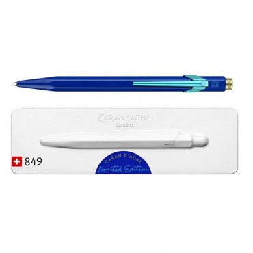 Długopis Caran d`Ache 849 Claim Your Style niebieski BOX