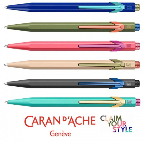 Długopis Caran d`Ache 849 Claim Your Style beżowy BOX