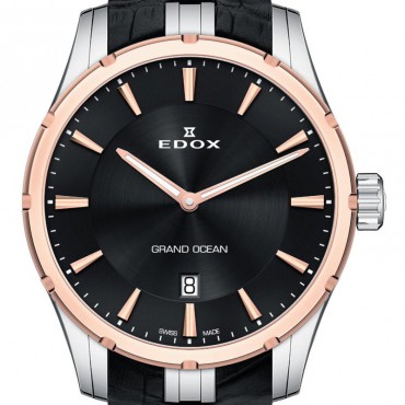 Edox Grand Ocean Slim Line Date 56002 357RC NIR