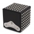 Rotomat Swiss Kubik Masterbox - SPIKES - Black leather / Silver